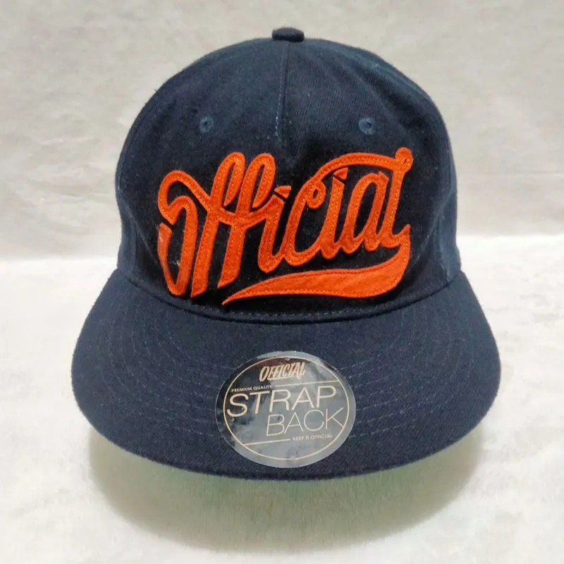 Streetwear Skater Hat Pria navy photo 1
