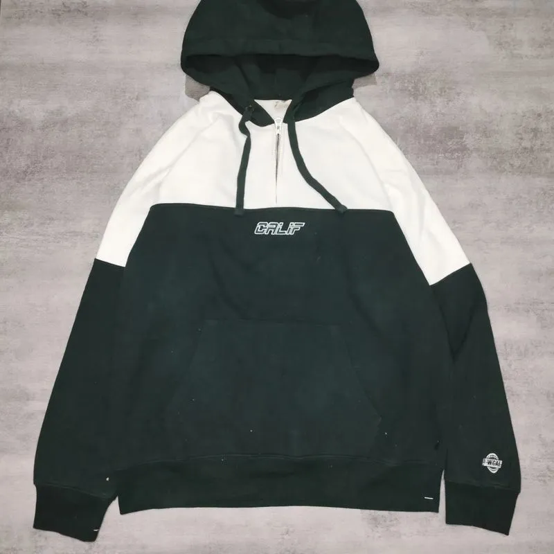 WHO.A.U Casual Hoody Pria white green photo 1