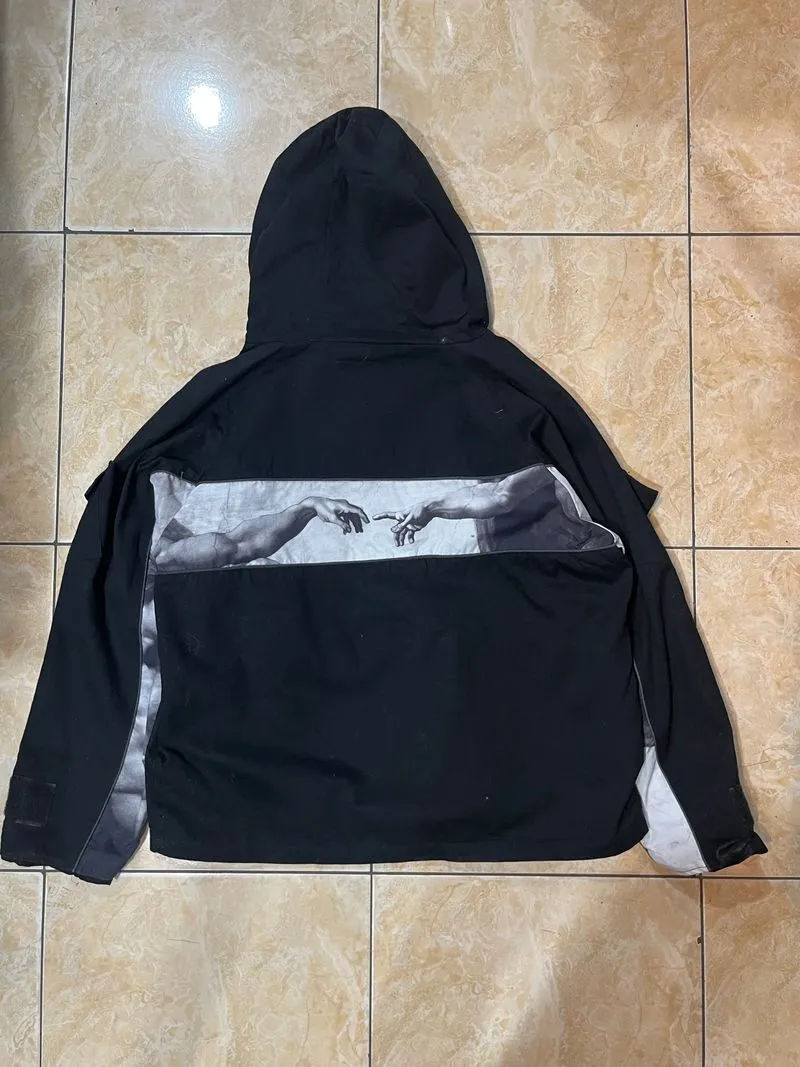Japanese brand Streetwear Casual Parka Pria black photo 1