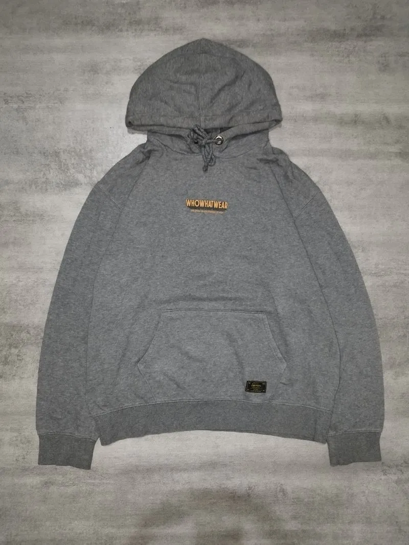 WHO.A.U Casual Hoody Pria gray photo 1