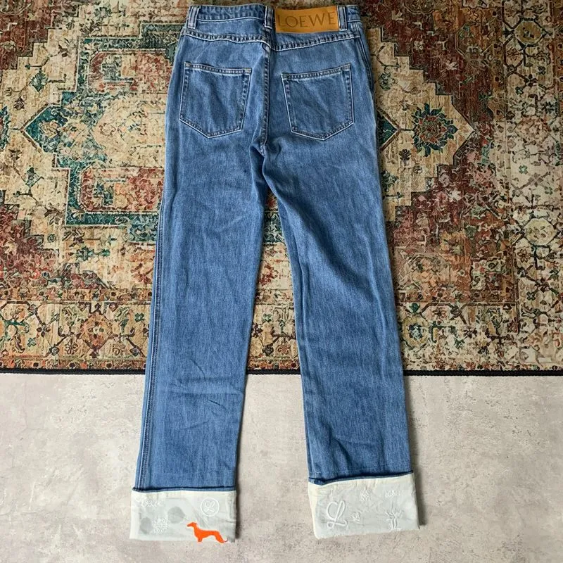 Celana jeans loewe low rised jeans photo 1