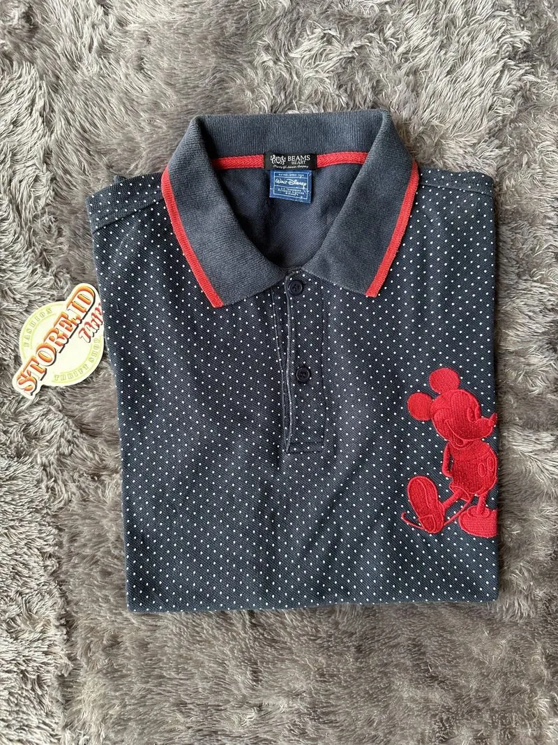 Polo shirt Beams Heart x Disney Mickey Mouse photo 1