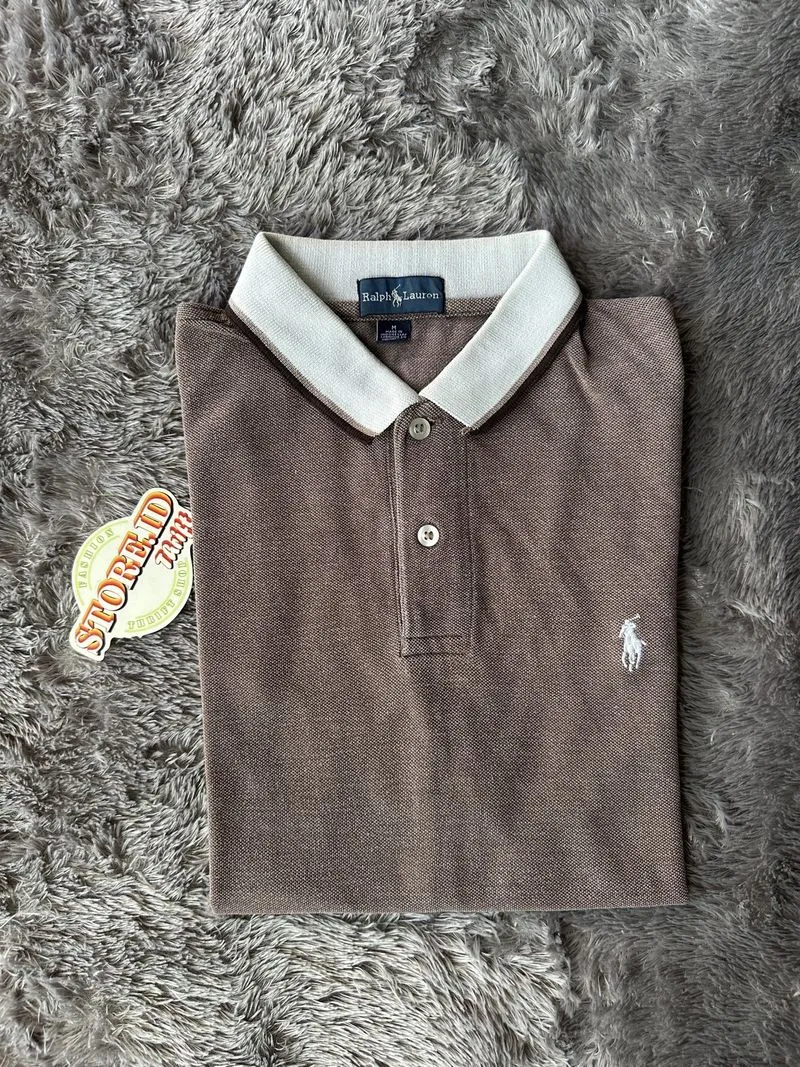 Polo shirt Ralph Lauren Brown Warna jarang photo 1