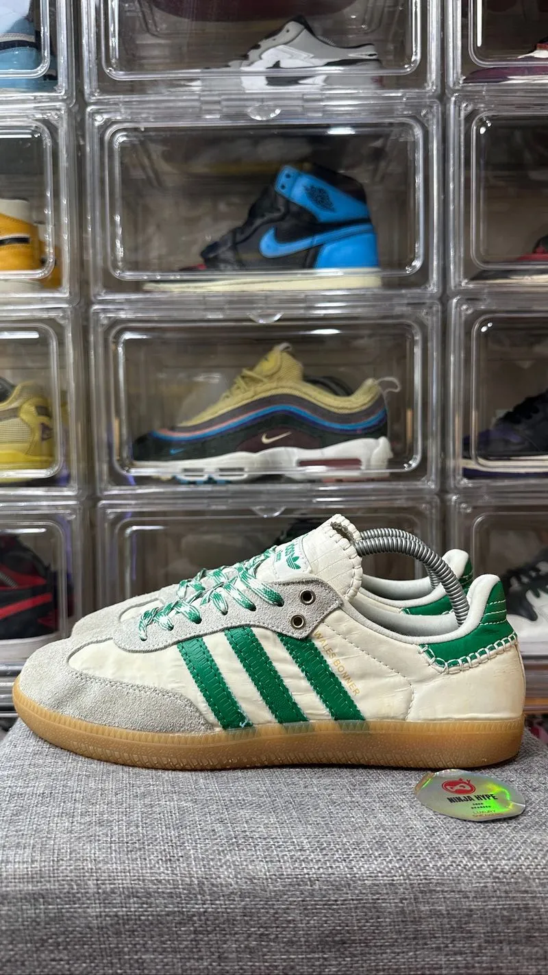 ADIDAS SAMBA WALES BONNER CREAM WHITE BOLD BREEN , ADIDAS SA photo 1