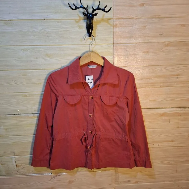 DIBEURES Jaket casual wanita Size S  Jaket santai bahan lemb photo 1