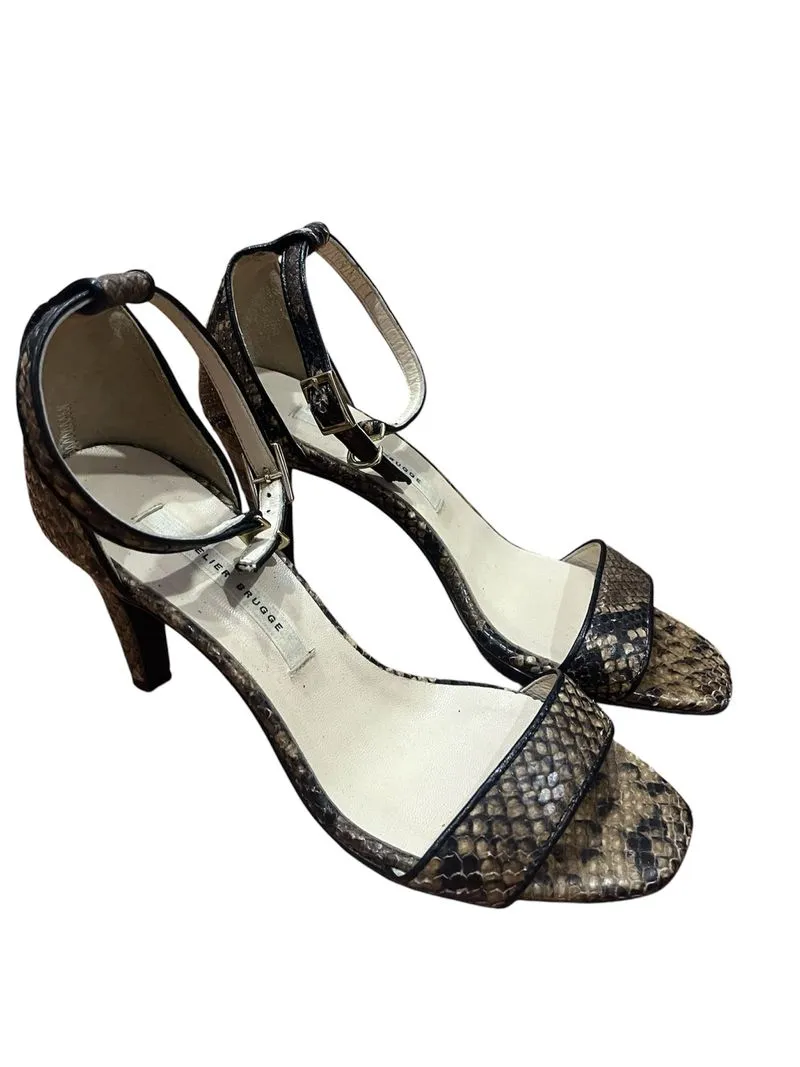 Vintage Python Strappy Heels photo 1
