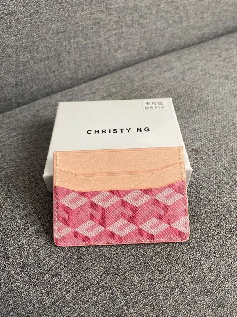 Christy Ng Pink Mini Card Holder photo 1