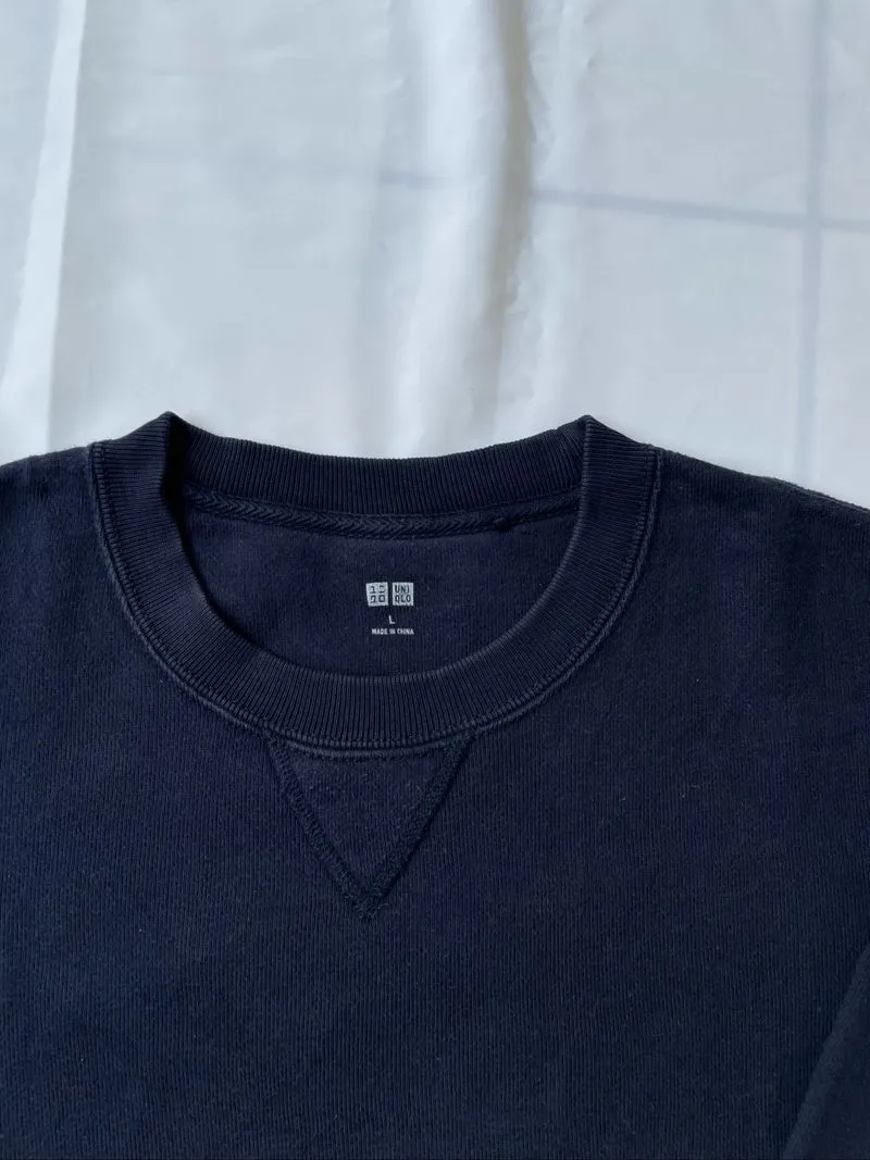 crewneck uniqlo basic photo 1