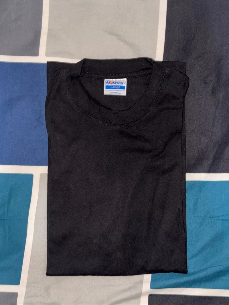 t shirt hitam polos photo 1