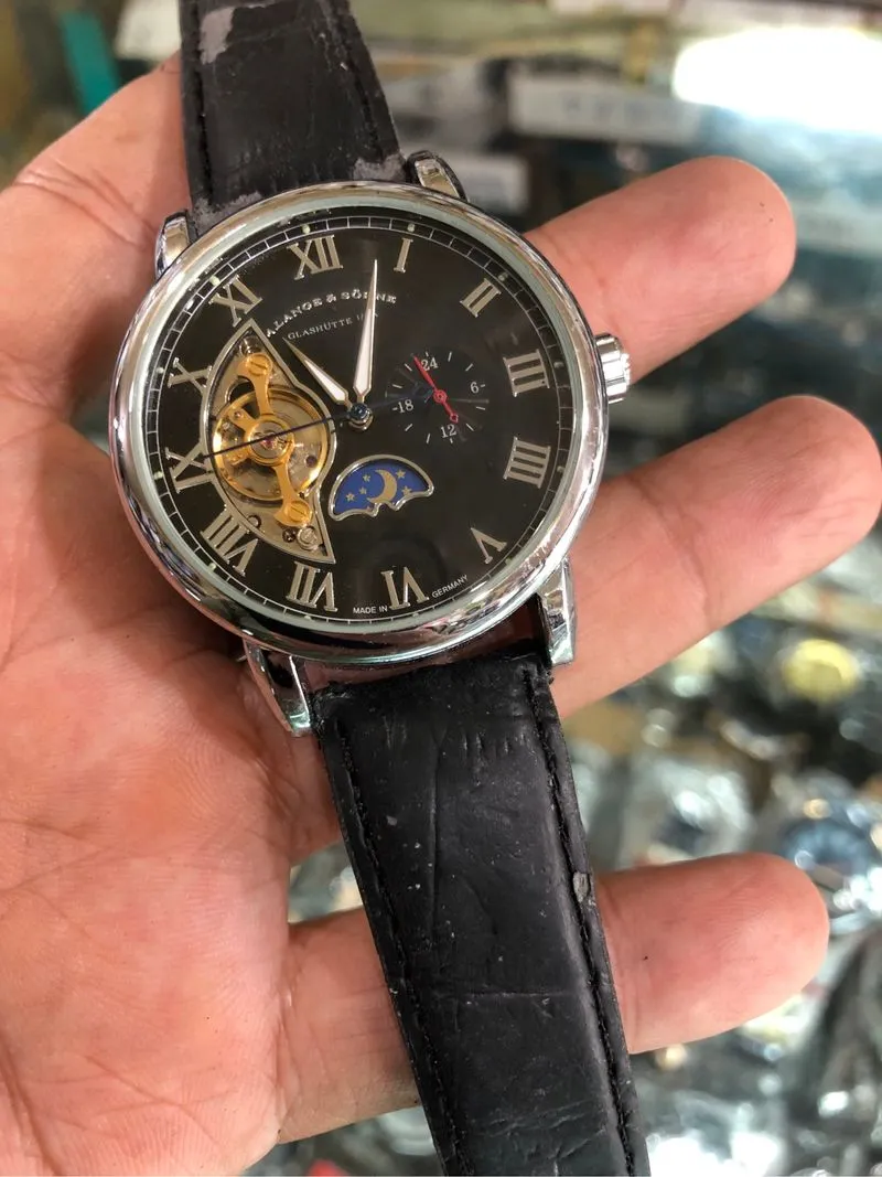 Jam tangan pria automatic lange and sohne kondisi baik photo 1