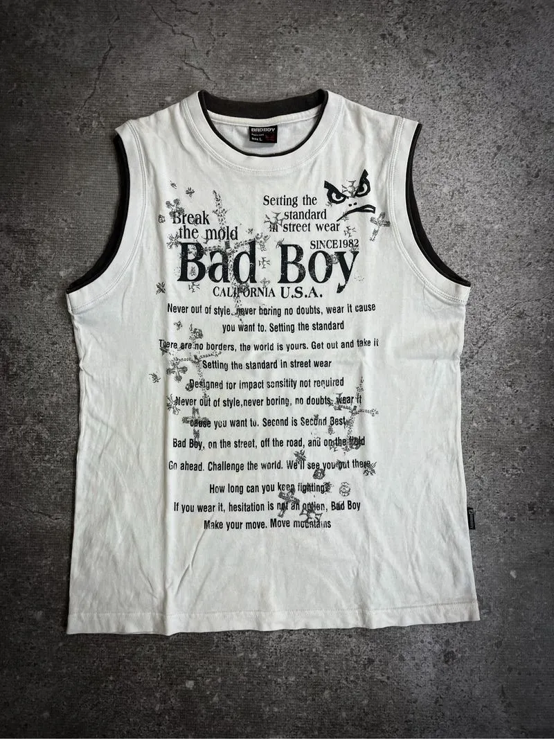 Badboy Graphic Cross Poem Tanktop photo 1
