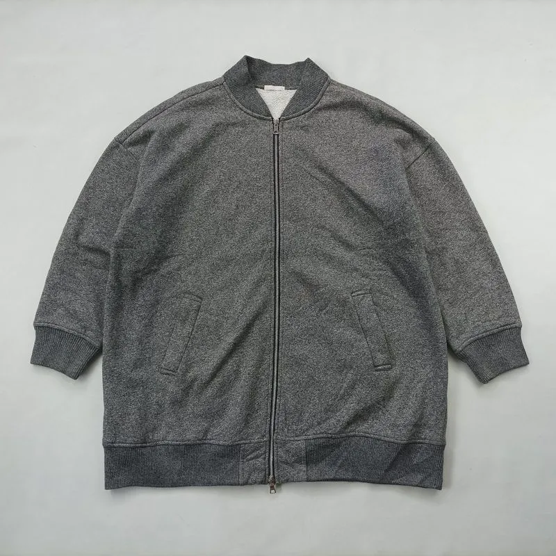 GU long zip sherpa sweater size XL wanita K035 photo 1