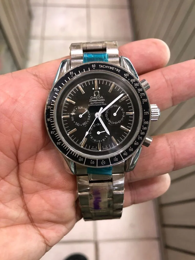 Jam tangan omega otomatis chronograph photo 1