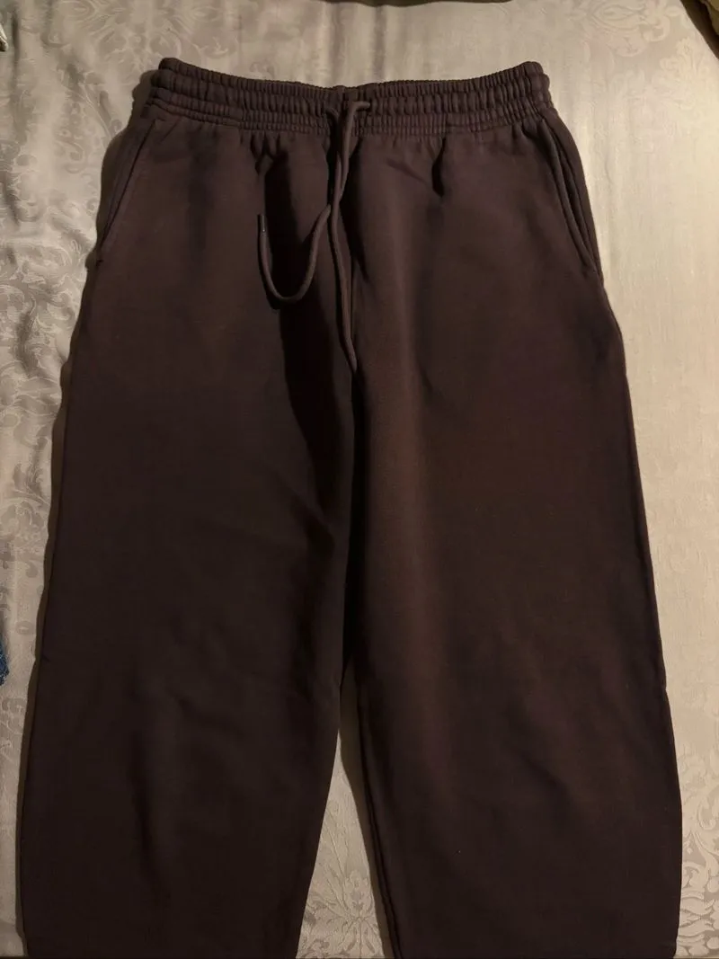 uniqlo sweatpants in brown  photo 1