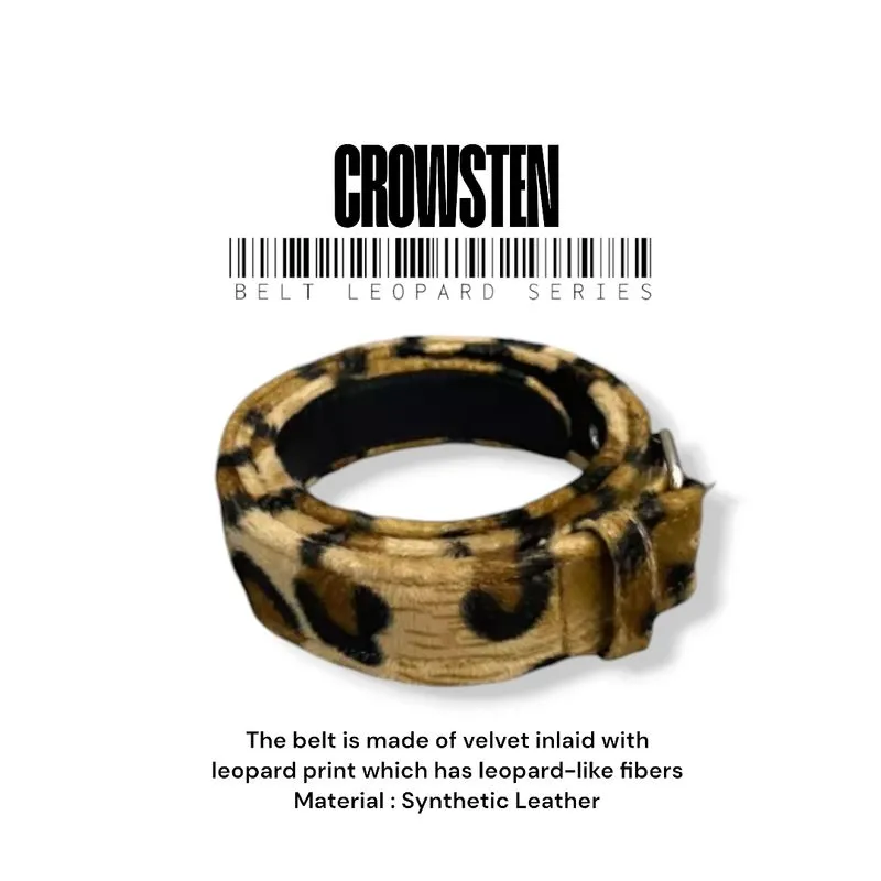 Streetwear Y2K Belt Pria brown photo 1