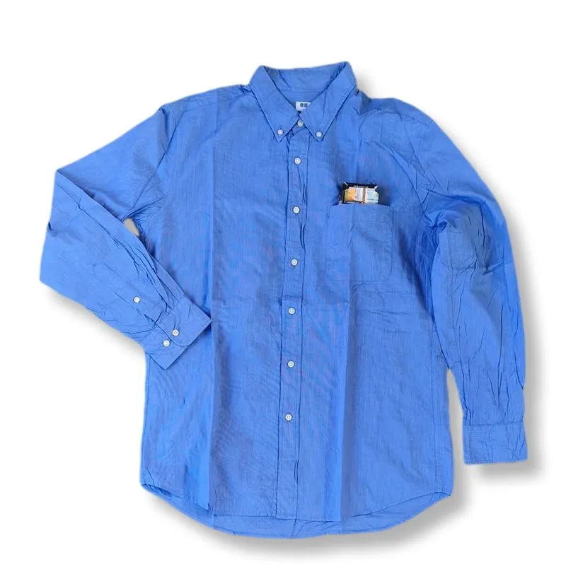 UNIQLO POCKET LONG SHIRT | KEMEJA | MNZA 19 photo 1