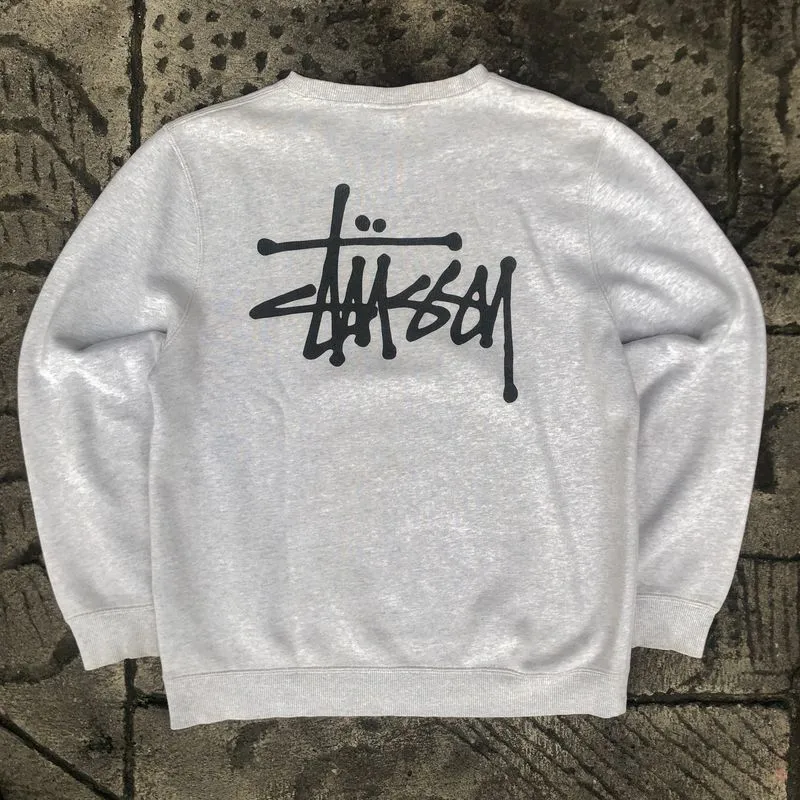 Stussy Streetwear Sweatshirt Pria gray photo 1