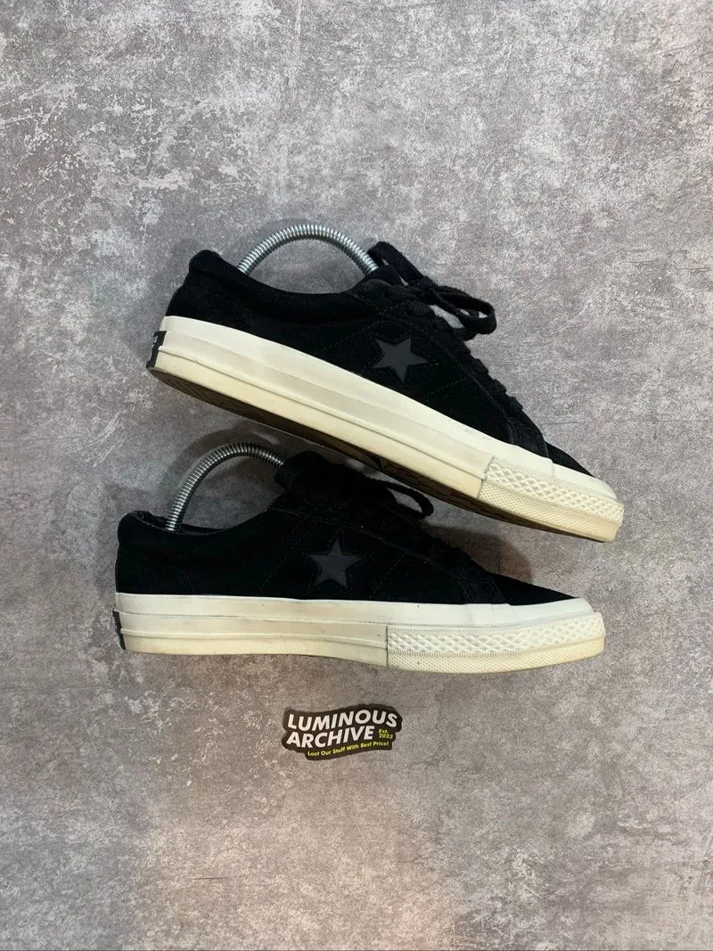 Converse One Star black low Suede photo 1
