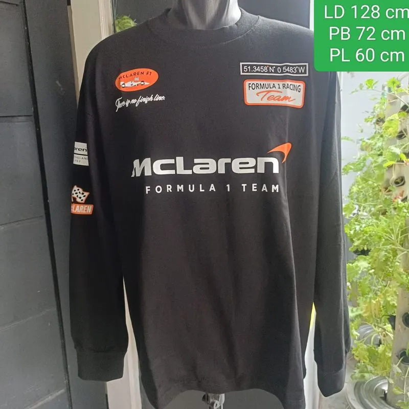 Mc Laren Kaos lengan panjang kaus lengan panjang long sleeve photo 1