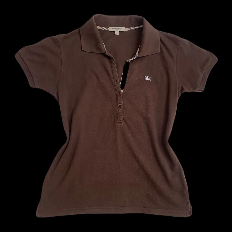 Burberry Vintage Luxury T-shirt Wanita brown photo 1