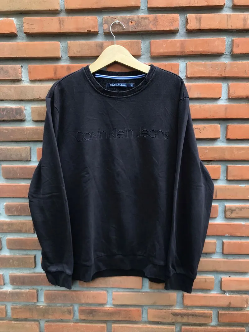 Crewneck Calvin Klein Jeans black on black photo 1