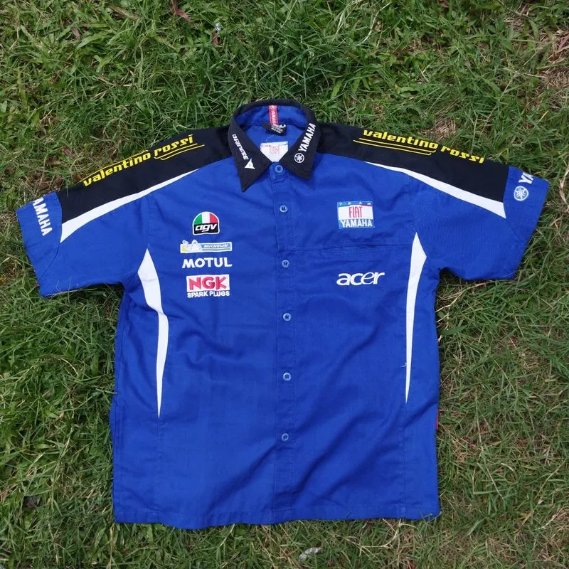 Vintage Work shirt Team Fiat Yamaha Valentino Rossi Racing photo 1