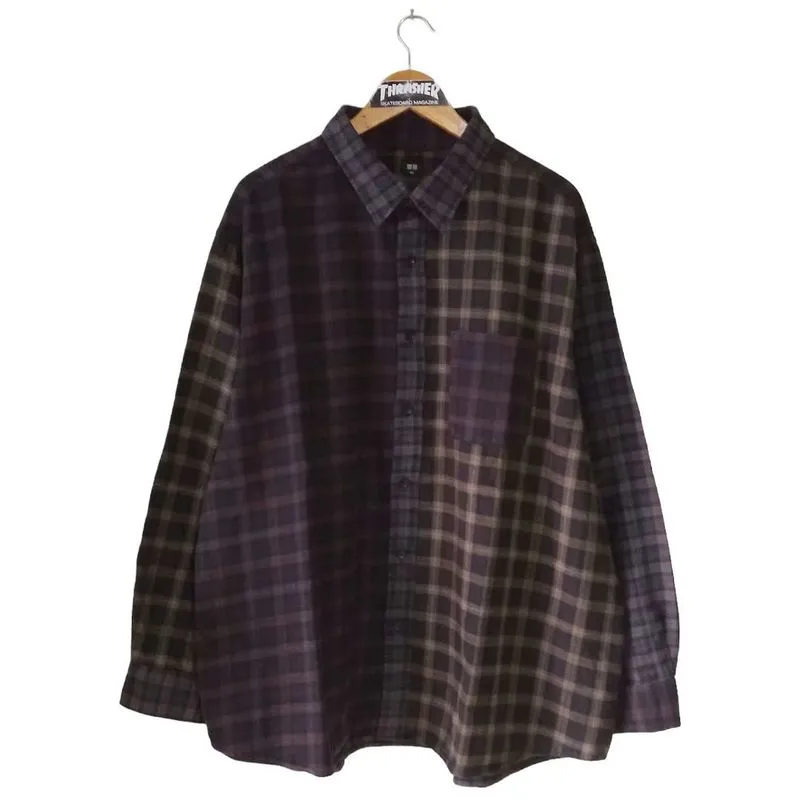 Uniqlo Streetwear Casual Casual shirt Pria brown photo 1