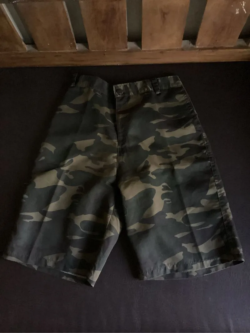 short pants camo basic celana casual  photo 1