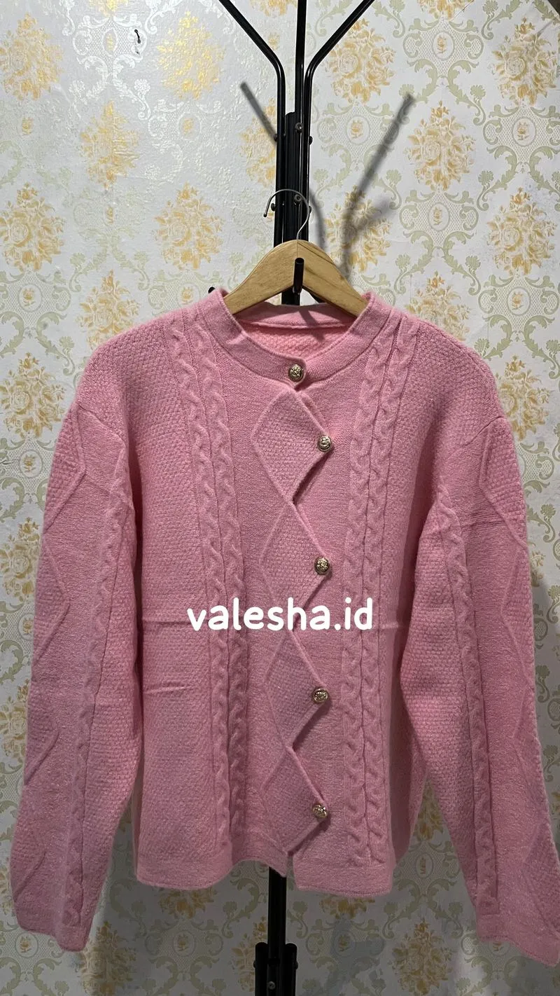 CARDIGAN PINK PREMIUM photo 1
