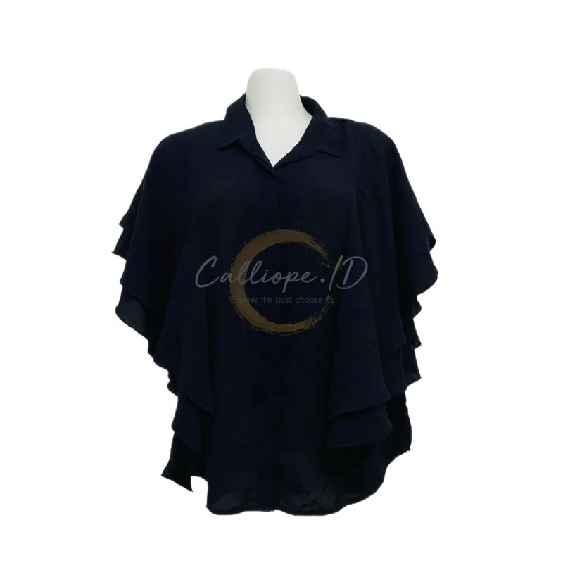 Cardinal Coquette Casual Blouse Wanita navy photo 1