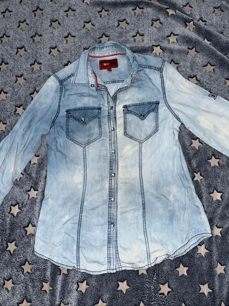 denim shirt photo 1