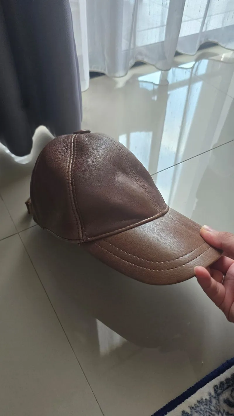 Baseball Cap Leather photo 1