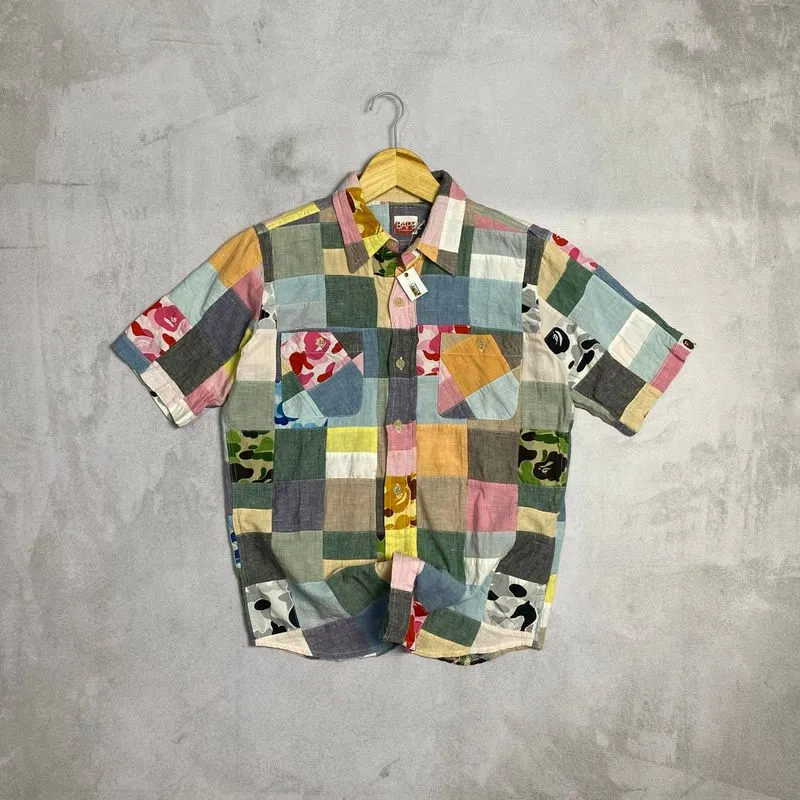 KEMEJA BAPE PATCHWORK photo 1