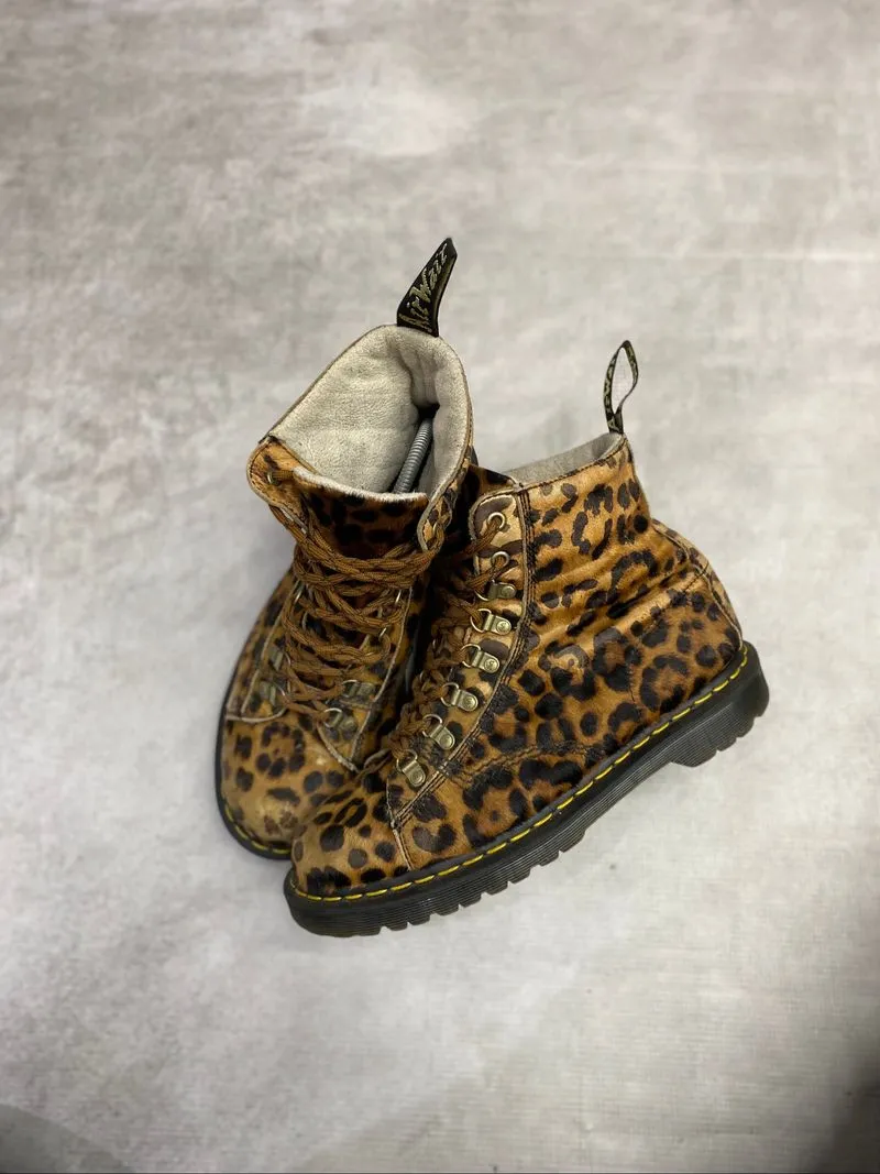 Dr. Martens x barton leopard hair Made in england photo 1