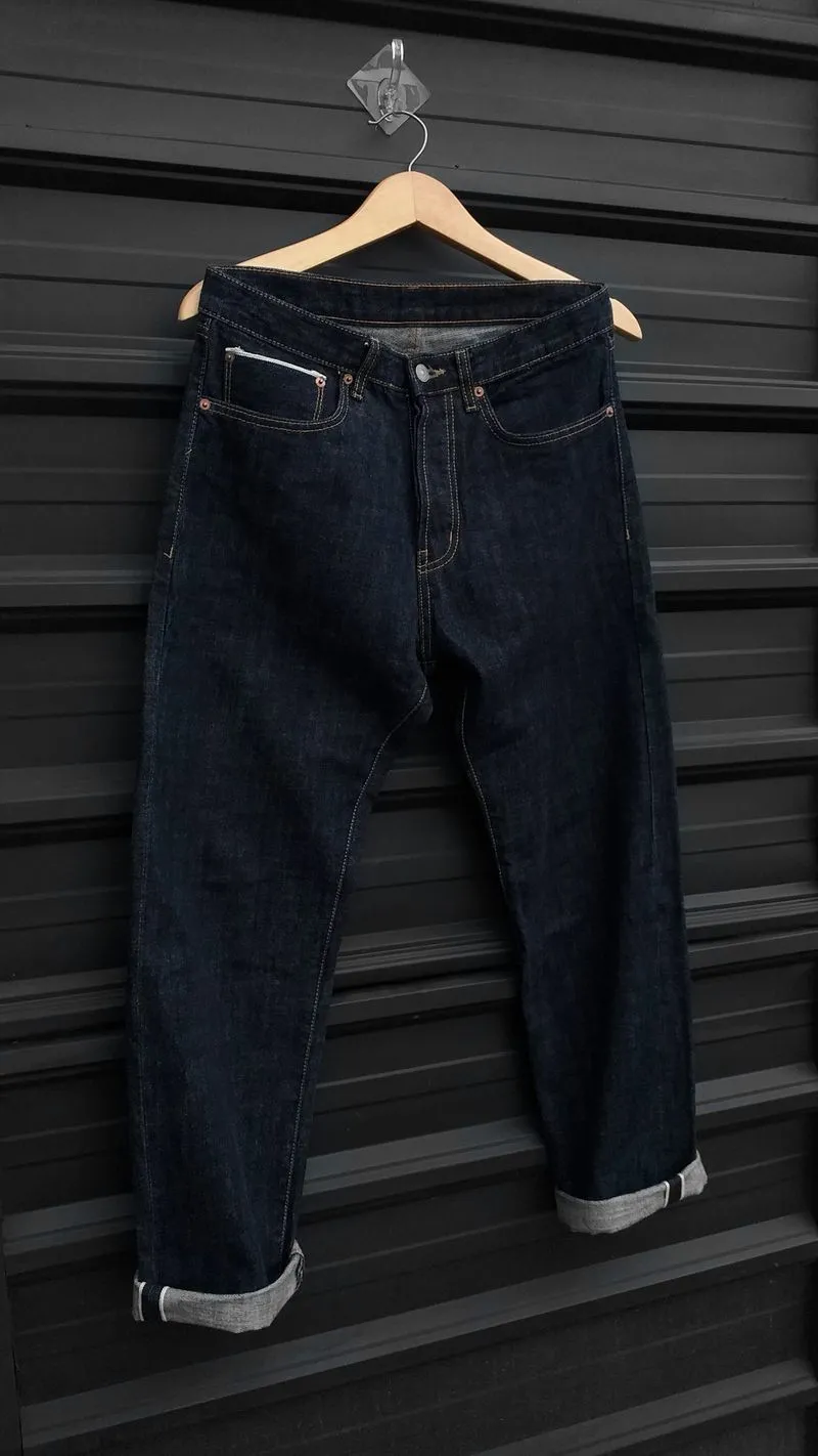 DENIM SELVEDGE HALB KREIS INDIGO RAW photo 1