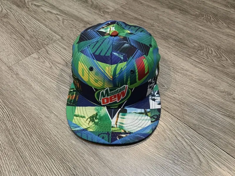 Snapback Mountain Dew Graphic,Beach-Skate-Surf AOP  photo 1
