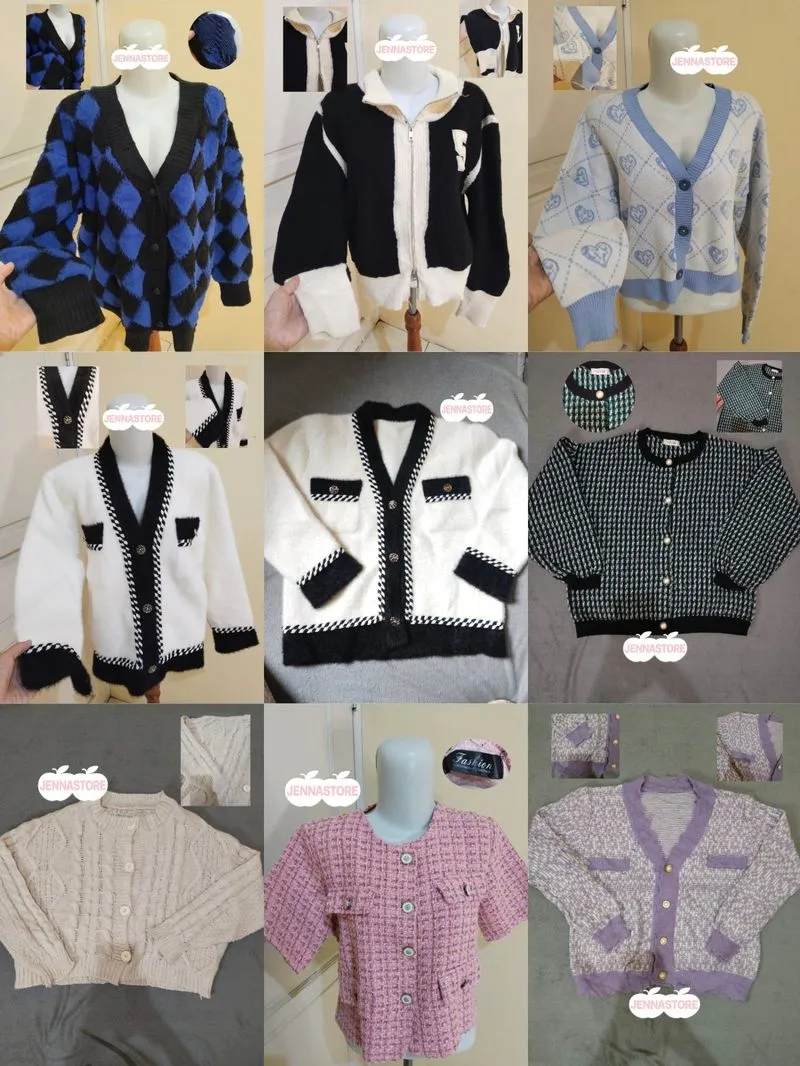 Cardigan rajut buy 1 get 1 bebas pilih BKK Gu Uniqlo GRL photo 1