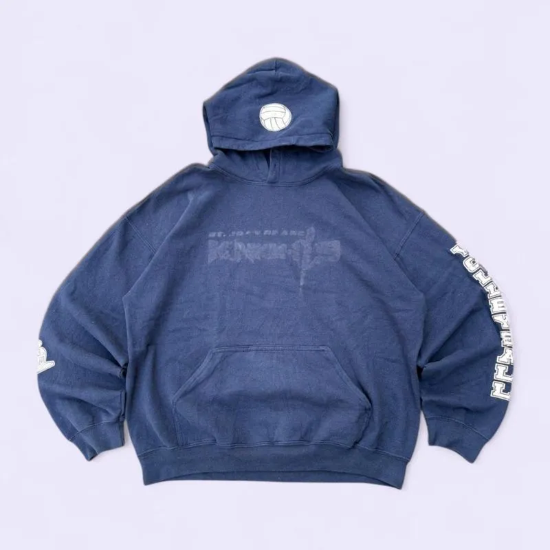 Vintage hoodie navy volleyball 
 photo 1