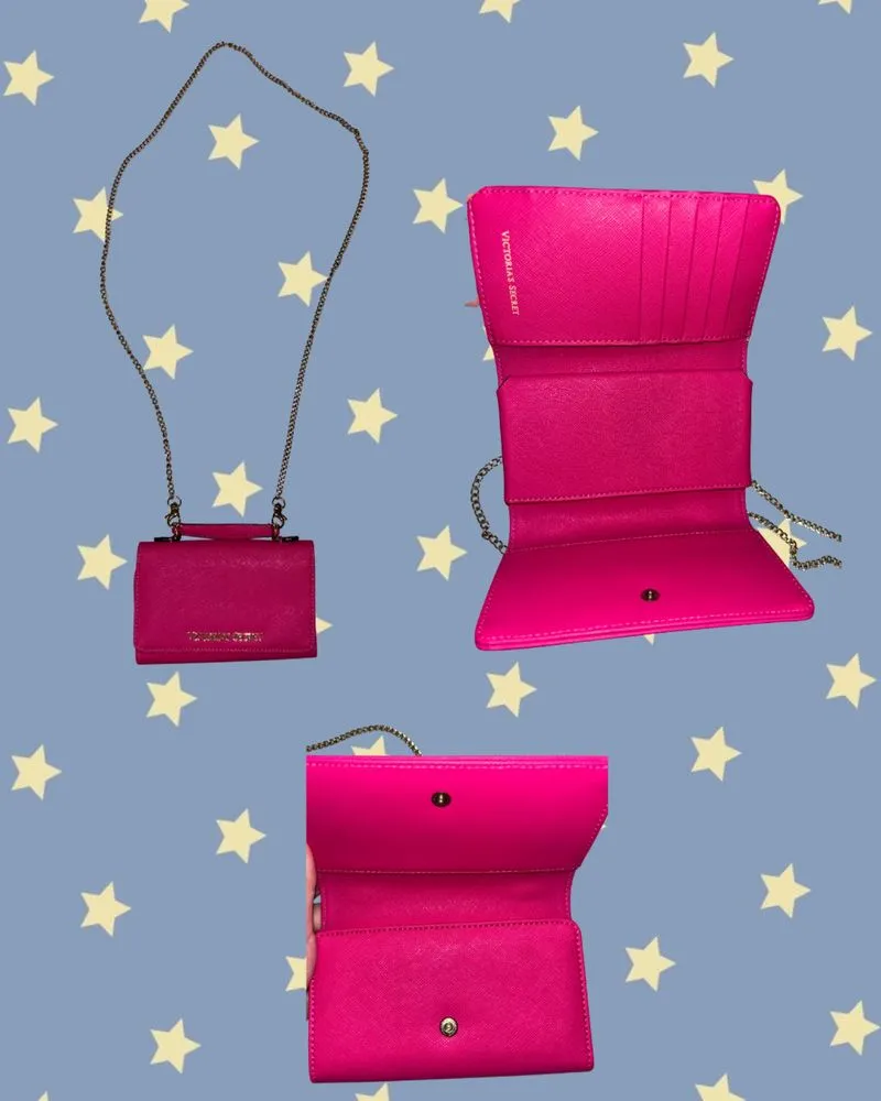 Victoria’s Secret Pink Mini Wallet Bag Chain  photo 1