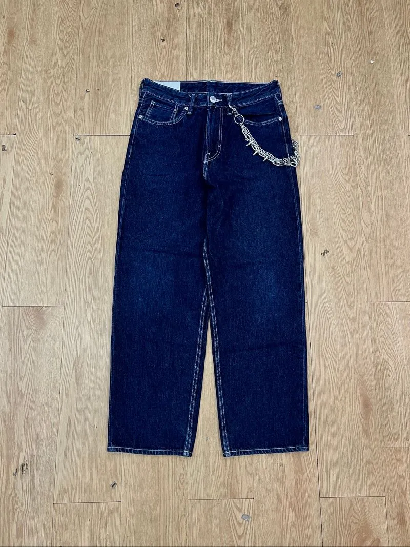 JEANS DENIM HNM LOOSE BAGGY PANTS BLUE photo 1