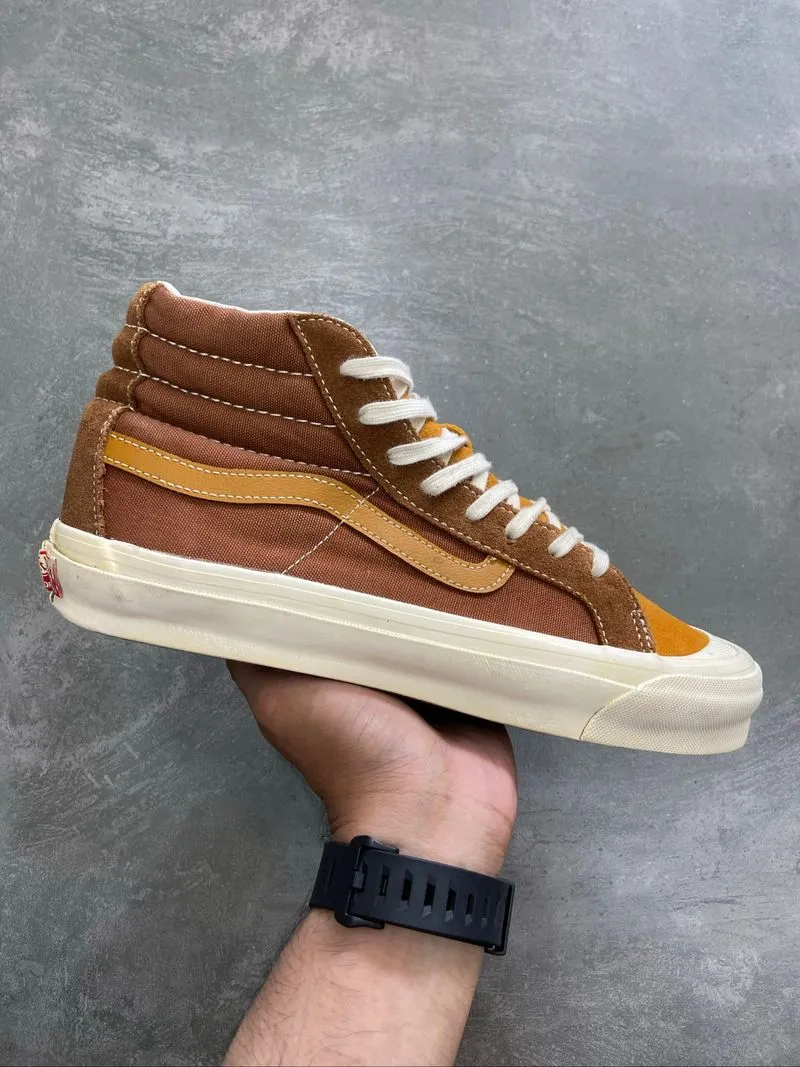 Vans Sk8-Hi Vault OG Style 138 LX Brown Original photo 1