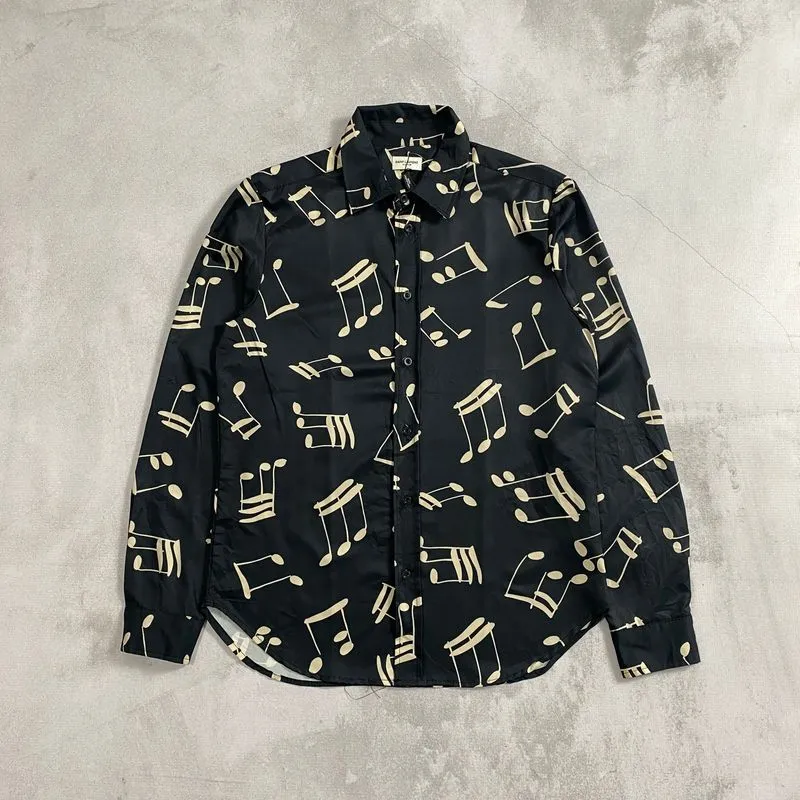 KEMEJA MOTIF SAINT LAURENT PARIS photo 1