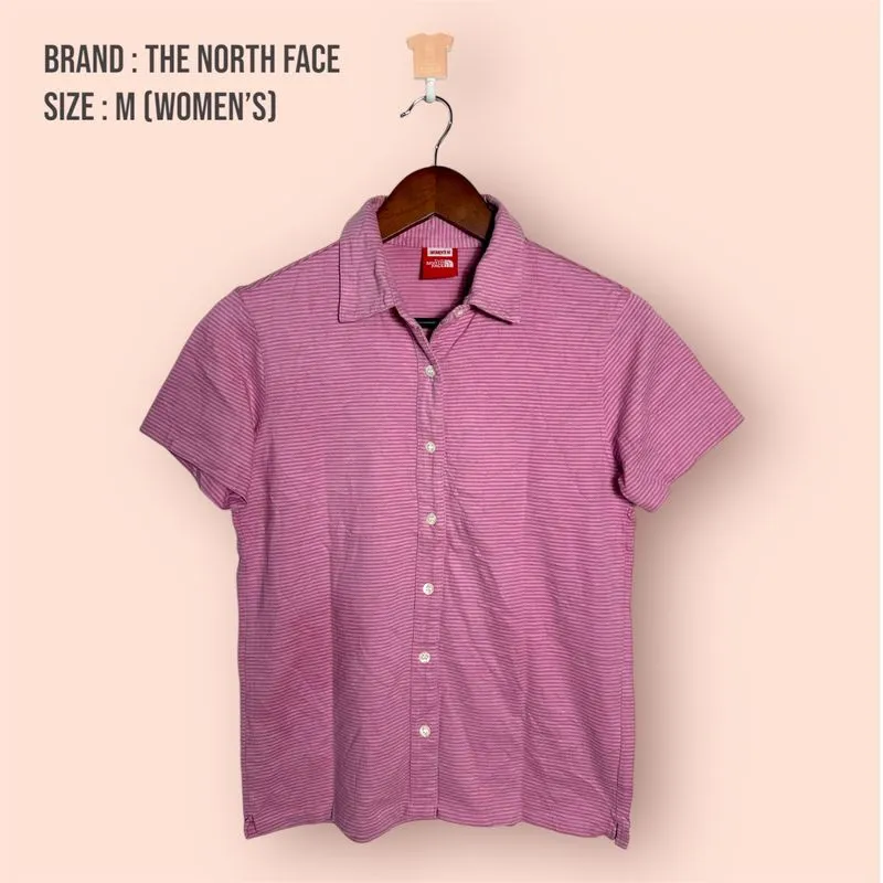 The North Face Minimalist Casual Shirt Wanita pink photo 1
