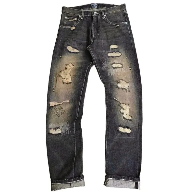 Selvedge ripped denim  photo 1