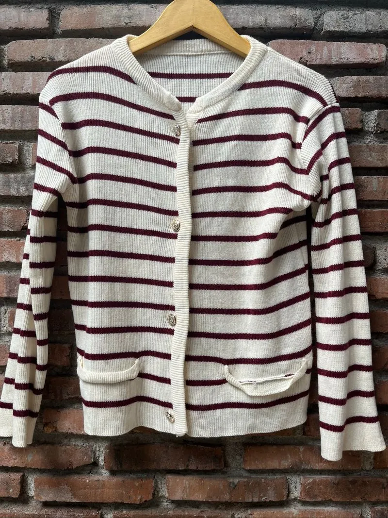 cardigan belang2 photo 1
