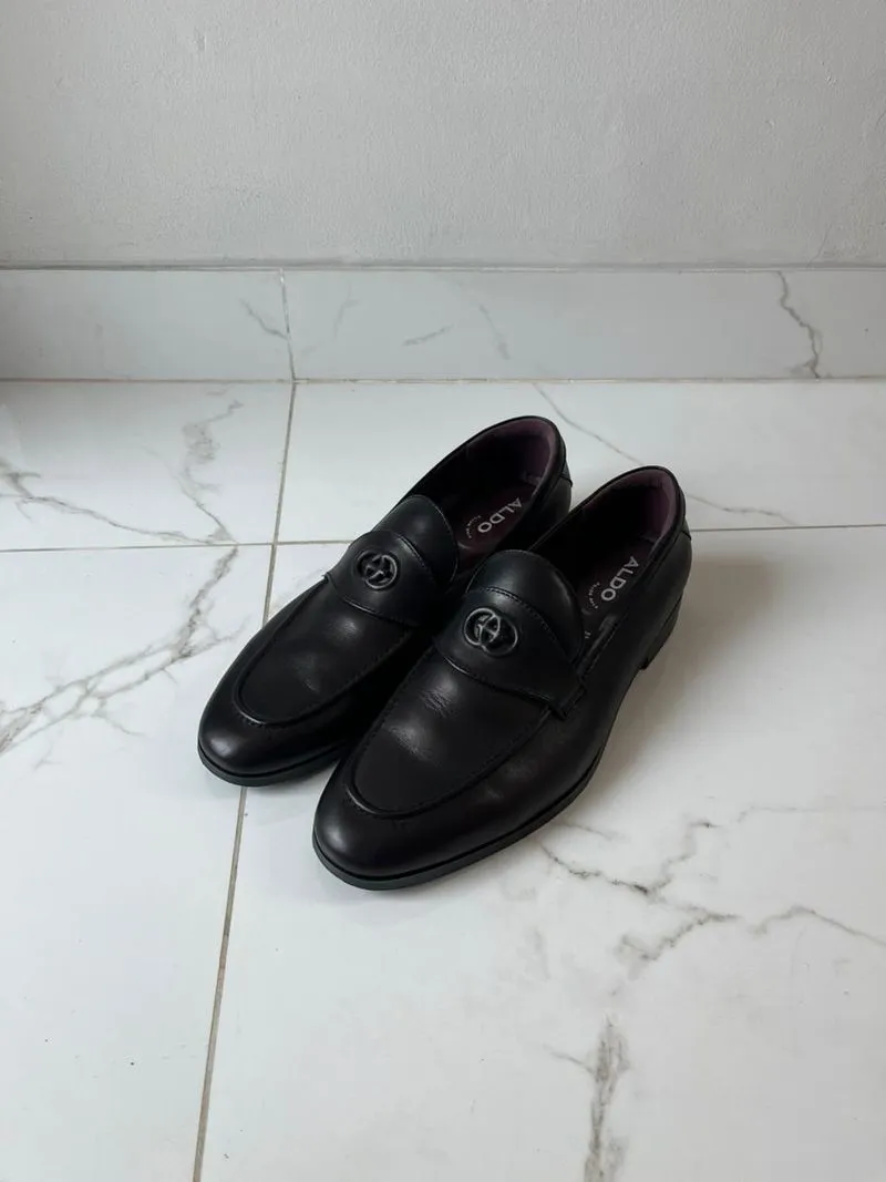 ALDO Luxury Casual Loafer Pria burgundy black photo 1