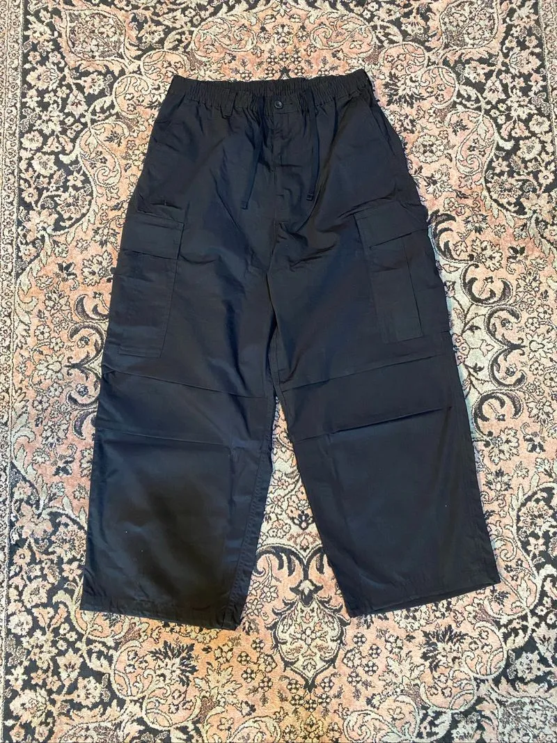 GU Black Cargo Wide Pants photo 1