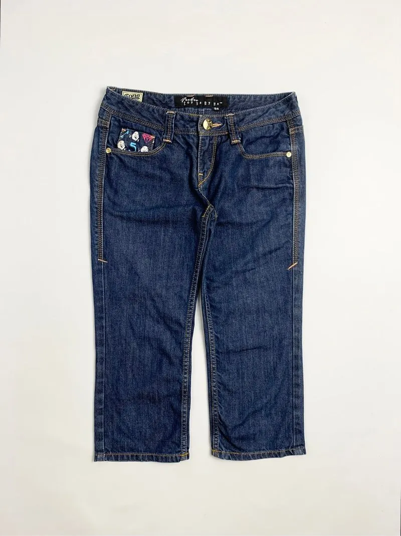 Y2k FUBU Capri Jeans Blue photo 1