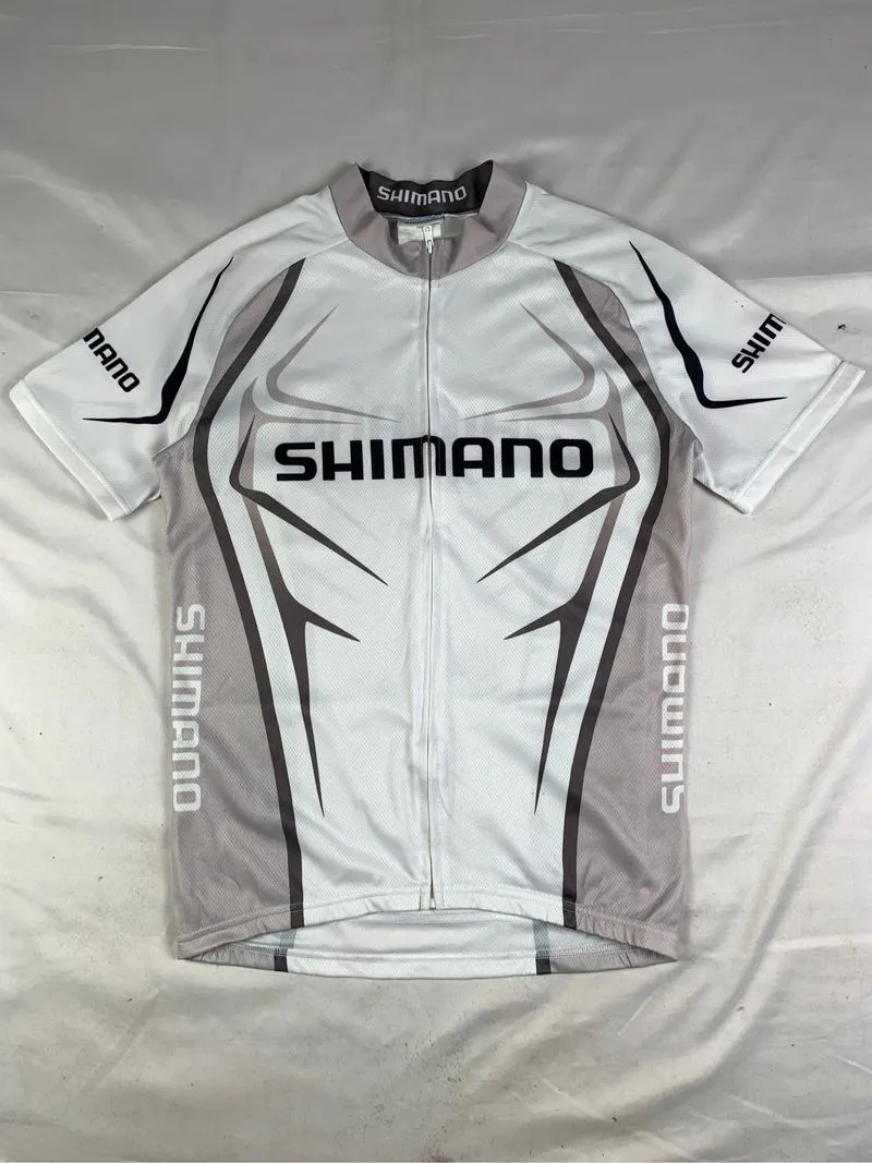 Shimano White Tribal Cyclist Jersey (M) photo 1