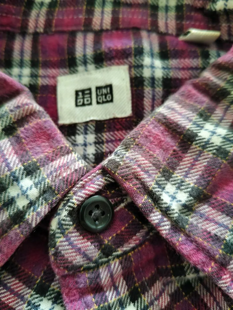 Flannel Gunung Uniqlo Asli Original 100% photo 1